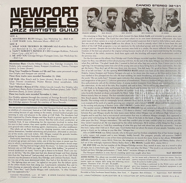 Charles Mingus, Max Roach, Eric Dolphy, Roy Eldridge, Jo Jones : Newport Rebels / Jazz Artists Guild (LP, RSD, Ltd, RE, RM, Opa)