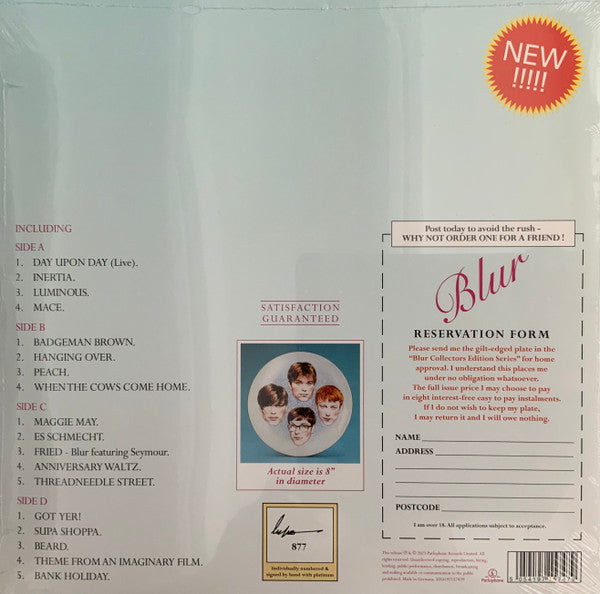 Blur : The Special Collectors Edition (2xLP, RSD, Comp, RE, Blu)