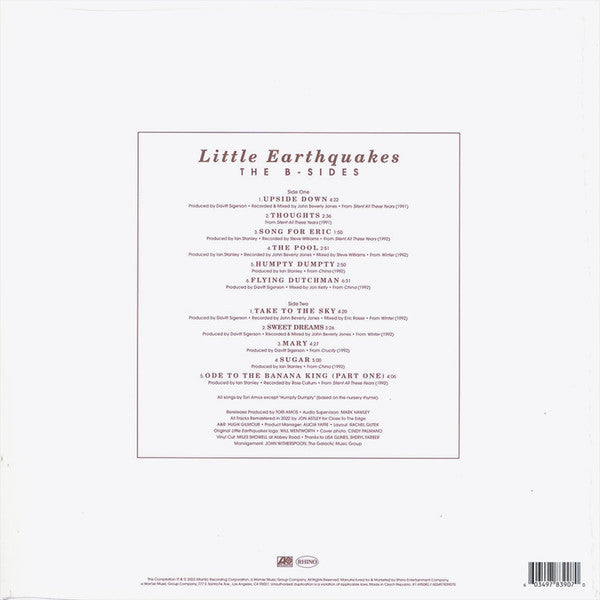 Tori Amos : Little Earthquakes - The B-Sides (LP, RSD, Comp, Ltd)