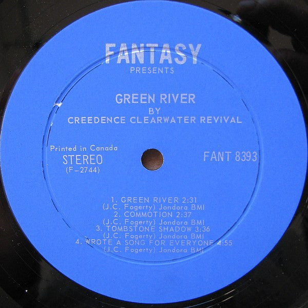 Creedence Clearwater Revival : Green River (LP, Album)
