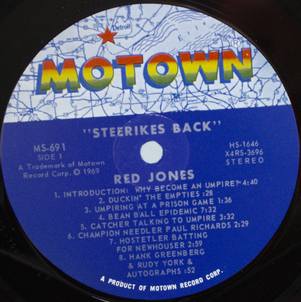 Red Jones (2) With Al Ackerman (2) : Red Jones Steeerikes Back (LP, Album)