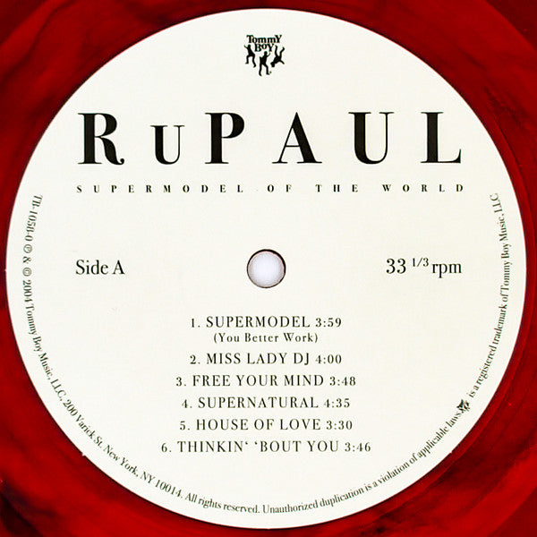 RuPaul : Supermodel Of The World (LP, Album, Club, Ltd, Num, RE, Bla)