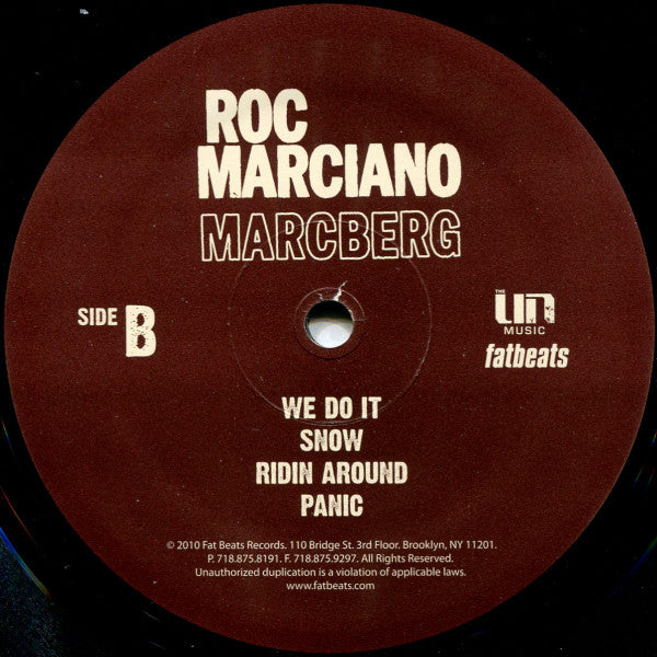 Roc Marciano : Marcberg (2xLP, Album)