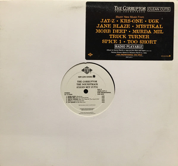 Various : The Corruptor - The Soundtrack (Clean Key Cuts) (LP, Comp, Promo)