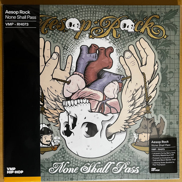 Aesop Rock : None Shall Pass (2xLP, Album, Club, RE, RM, Gol)