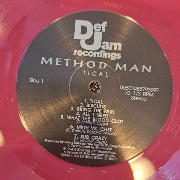 Method Man : Tical (LP, Album, RE, Pur)