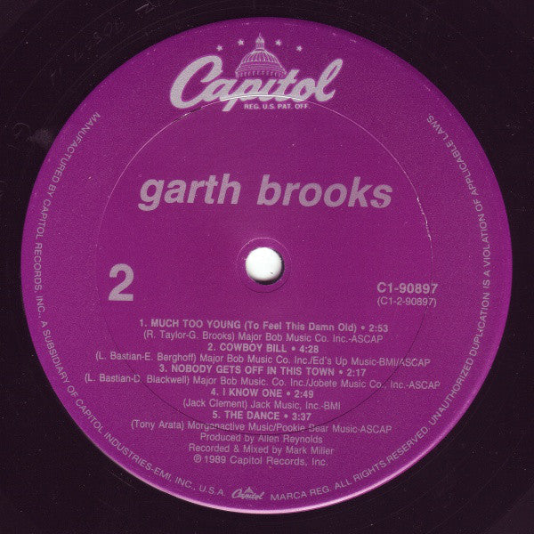 Garth Brooks : Garth Brooks (LP, Album, Club)