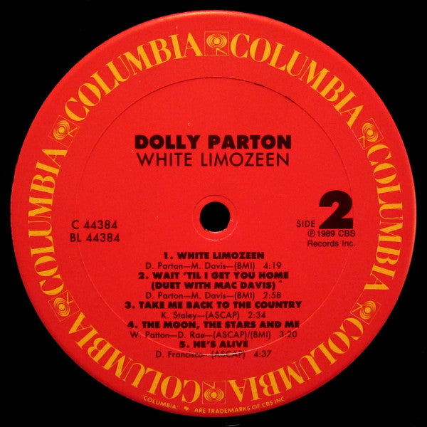 Dolly Parton : White Limozeen (LP, Album)