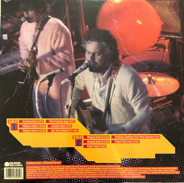 The Flaming Lips : Yoshimi Battles The Pink Robots Live At The Paradise Lounge, Boston Oct. 27, 2002 (LP, RSD, Dlx, Ltd, Pin)