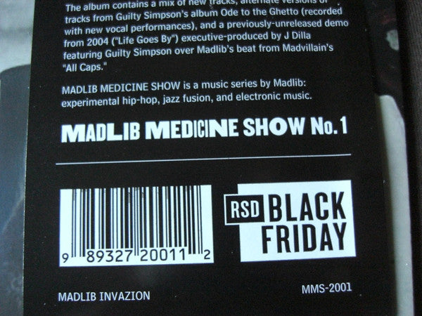 Madlib Feat. Guilty Simpson : Before The Verdict (2xLP, Album, RSD, Ltd, RE, Gol)