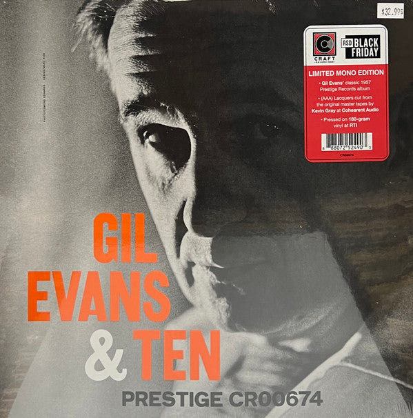 Gil Evans : Gil Evans & Ten (LP, Album, RSD, Mono, Ltd, RE, 180)