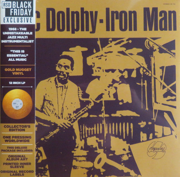 Eric Dolphy : Iron Man (LP, Album, RSD, RE, Gol)