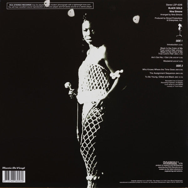 Nina Simone : Black Gold (LP, Album, RE, 180)