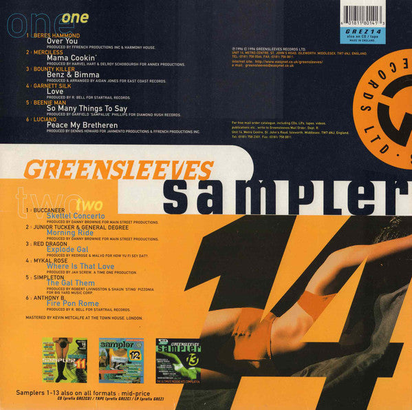 Various : Greensleeves Sampler 14 (LP, Comp)