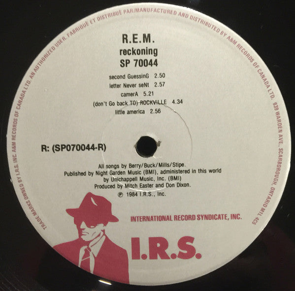 R.E.M. : Reckoning (LP, Album)