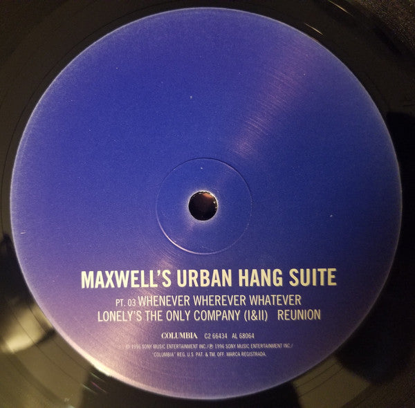 Maxwell : Maxwell's Urban Hang Suite (2xLP, Album)