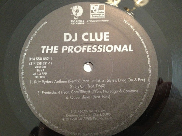 DJ Clue : The Professional (2xLP, Album)