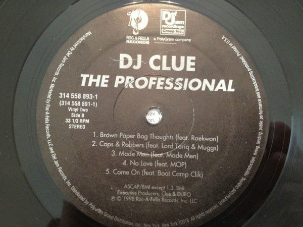 DJ Clue : The Professional (2xLP, Album)