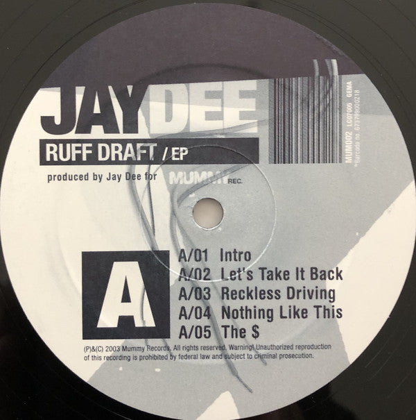 Jay Dee : Ruff Draft EP (12", EP)