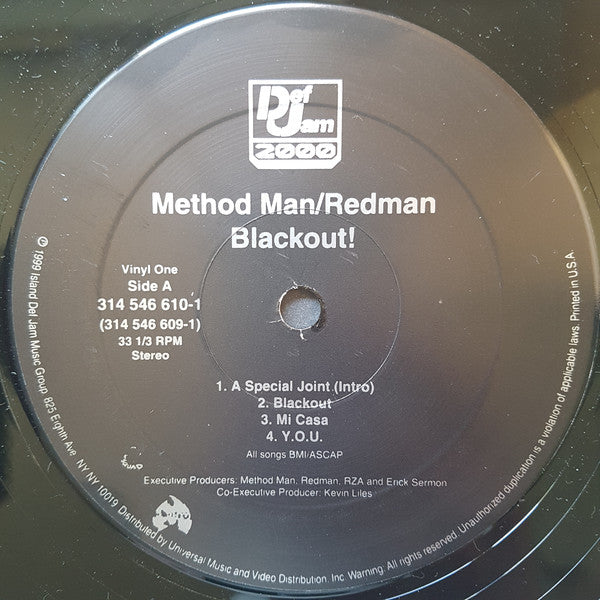 Method Man & Redman : Blackout! (2xLP, Album)