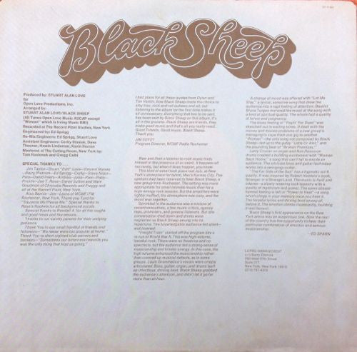 Black Sheep (5) : Black Sheep (LP, Album)