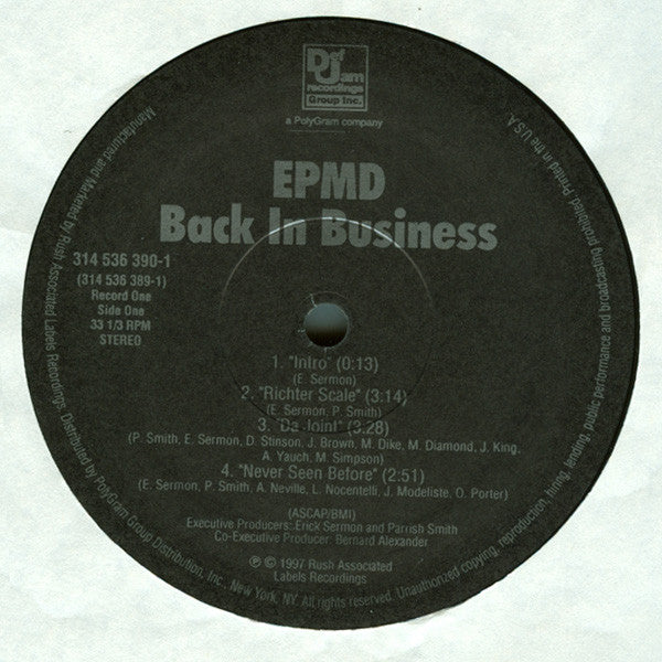 EPMD : Back In Business (2xLP, Album)