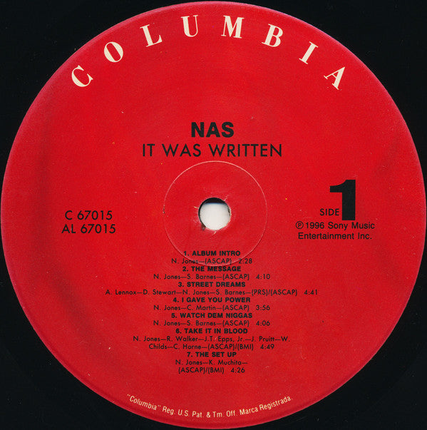 Nas : It Was Written (LP, Album)