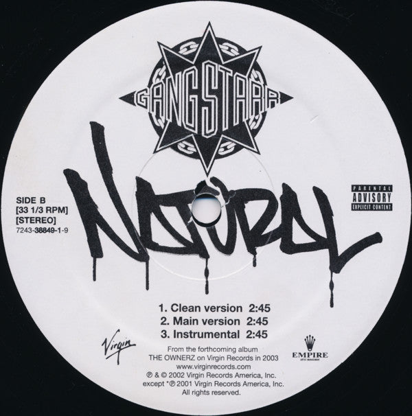 Gang Starr : Skills / Natural (12", Promo)