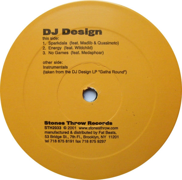DJ Design : Sparkdala (12")