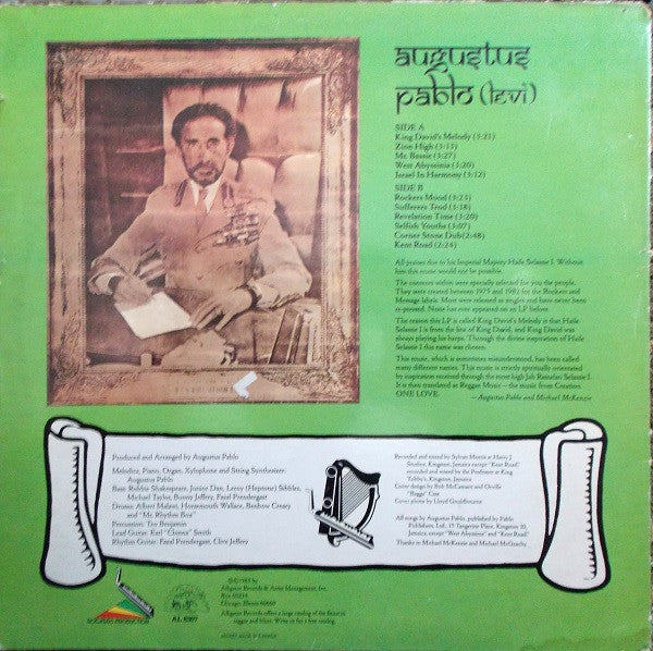 Augustus Pablo : King David's Melody (LP, Album)