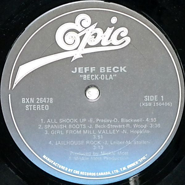 Jeff Beck Group : Beck-Ola (LP, Album, RE)