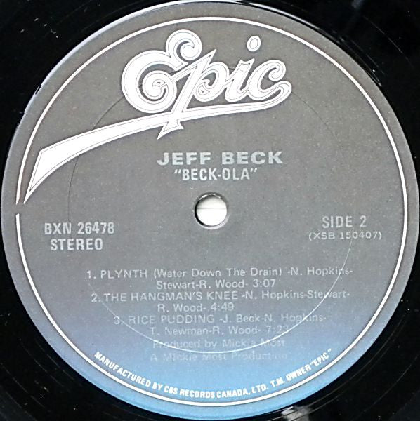 Jeff Beck Group : Beck-Ola (LP, Album, RE)