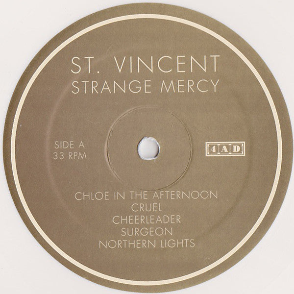 St. Vincent : Strange Mercy (LP, Album, Ltd, Whi)