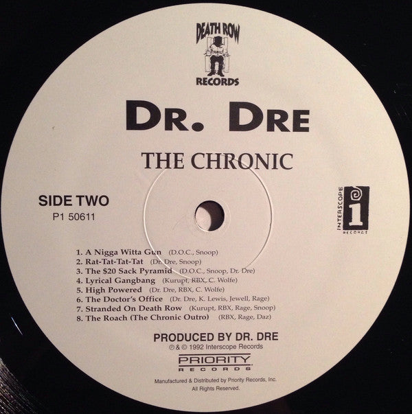 Dr. Dre : The Chronic (LP, Album, RE, RP)
