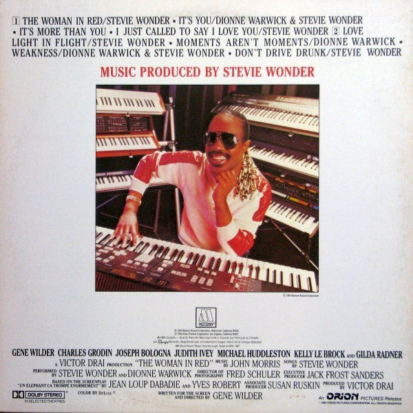 Stevie Wonder : The Woman In Red (Selections From The Original Motion Picture Soundtrack) (LP, Album)