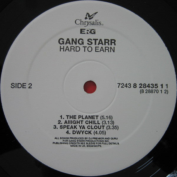 Gang Starr : Hard To Earn (2xLP, Album)
