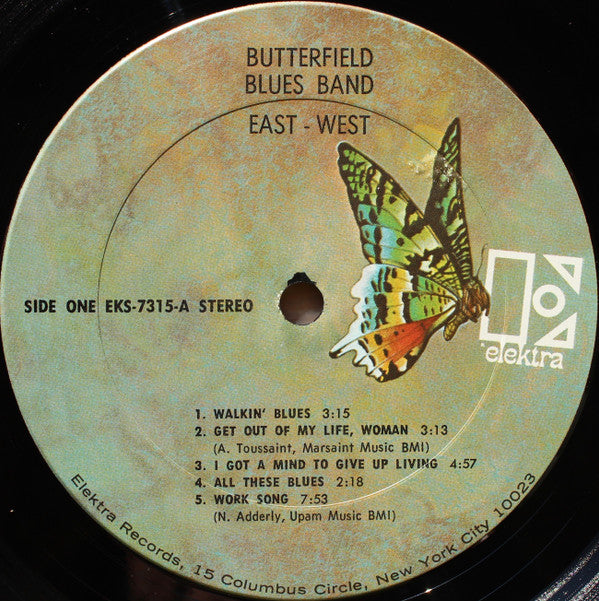 The Paul Butterfield Blues Band : East-West (LP, Album, RE, But)