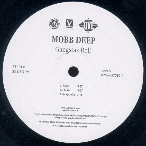 Mobb Deep : Gangstaz Roll (12")