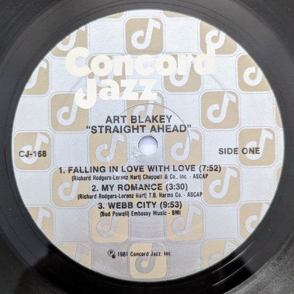 Art Blakey And The Jazz Messengers* : Straight Ahead (LP, Album)