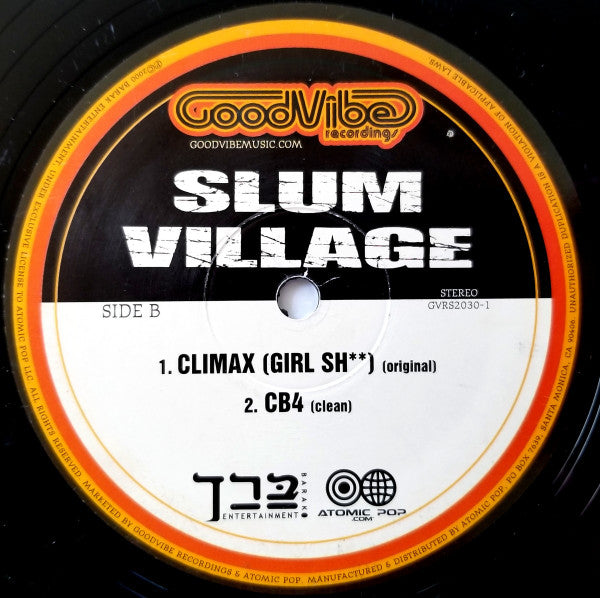 Slum Village : Climax (Girl Sh**) / CB4 (12")