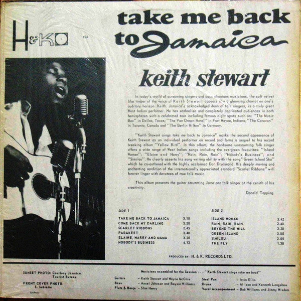 Keith Stewart : Take Me Back To Jamaica (LP, Album)