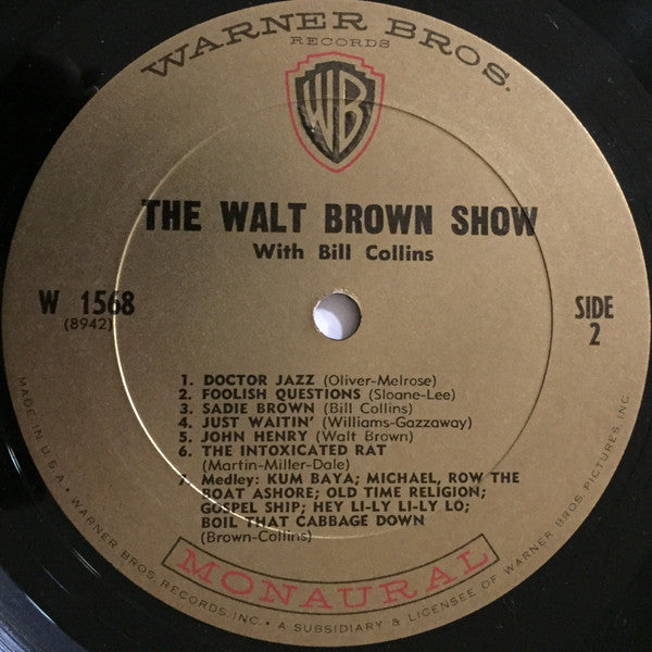 Walt Brown, Bill Collins (8) : The Walt Brown Show (LP)