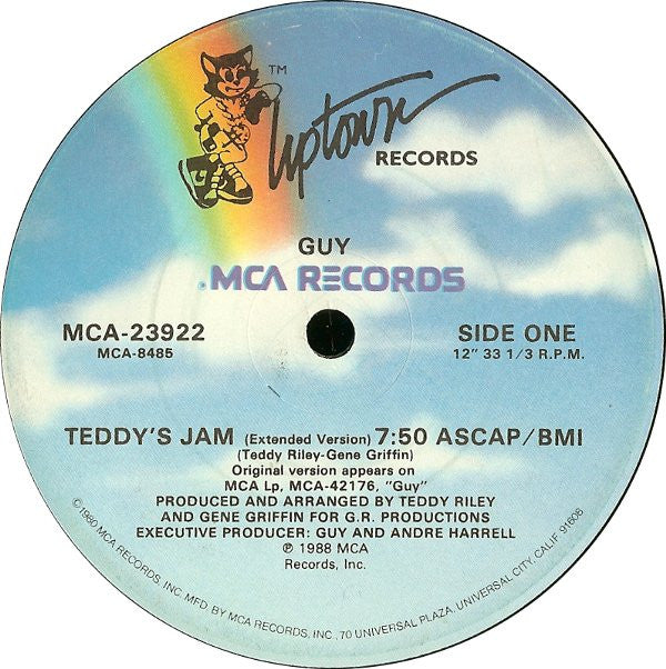 Guy : Teddy's Jam (Extended Version) (12", Single)