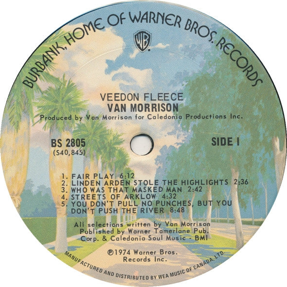 Van Morrison : Veedon Fleece (LP, Album)