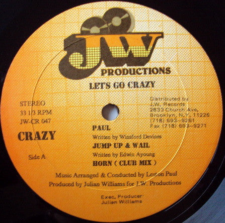 Crazy (4) : Let's Go Crazy (LP, Album)