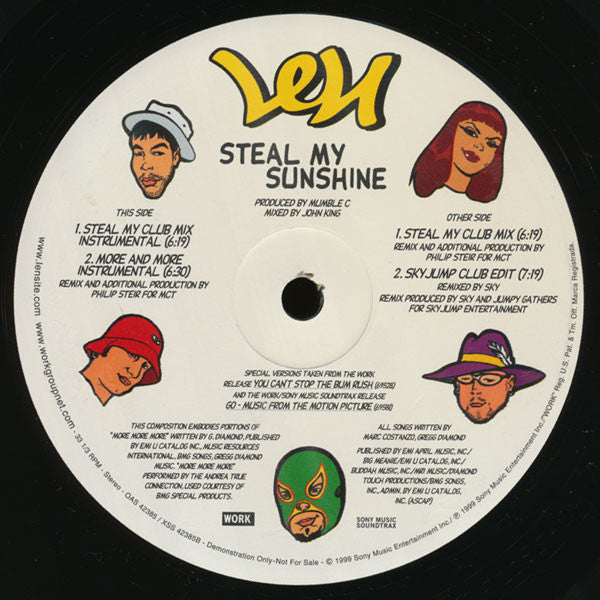 Len : Steal My Sunshine (12")