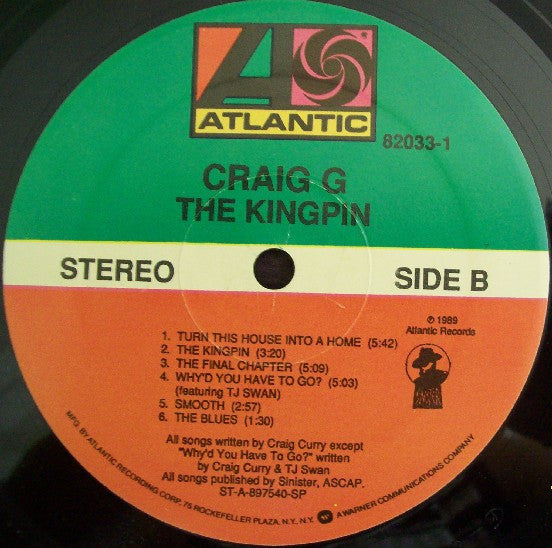 Craig G : The Kingpin (LP, Album)