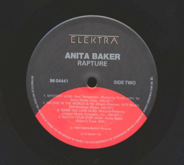 Anita Baker : Rapture (LP, Album)