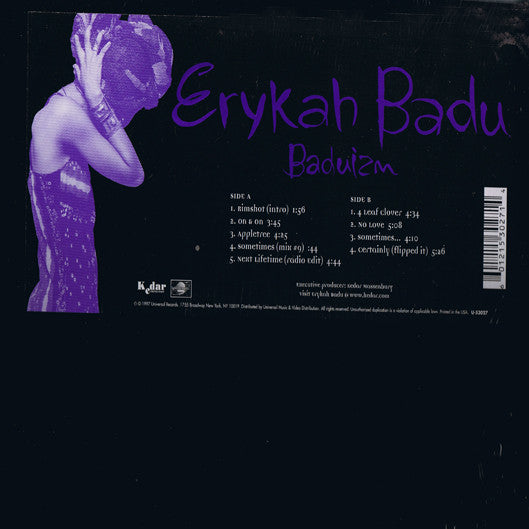 Erykah Badu : Baduizm (LP, Album, RE)
