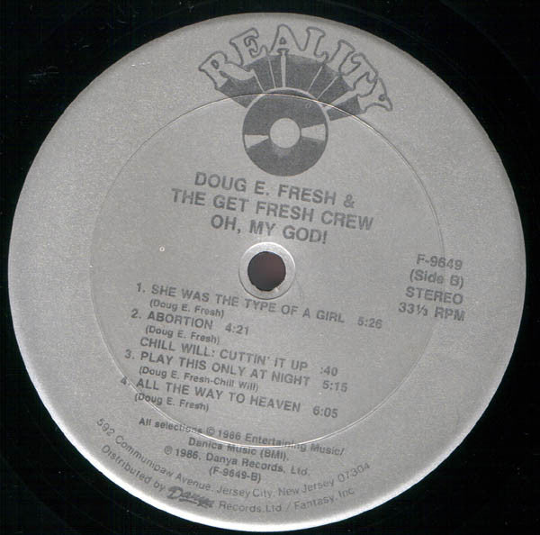 Doug E. Fresh And The Get Fresh Crew : Oh, My God! (LP, Album, Sil)